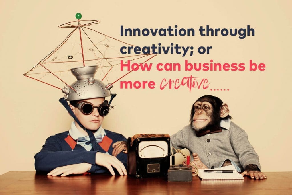 How can businesses be more creative