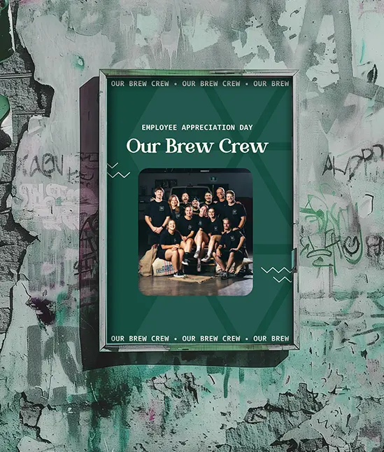 Brew Coffee Poster Mockup for SEO testimonial